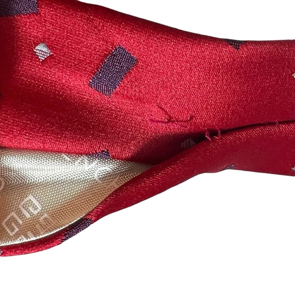 Givenchy Monsieur Red Logo Tie